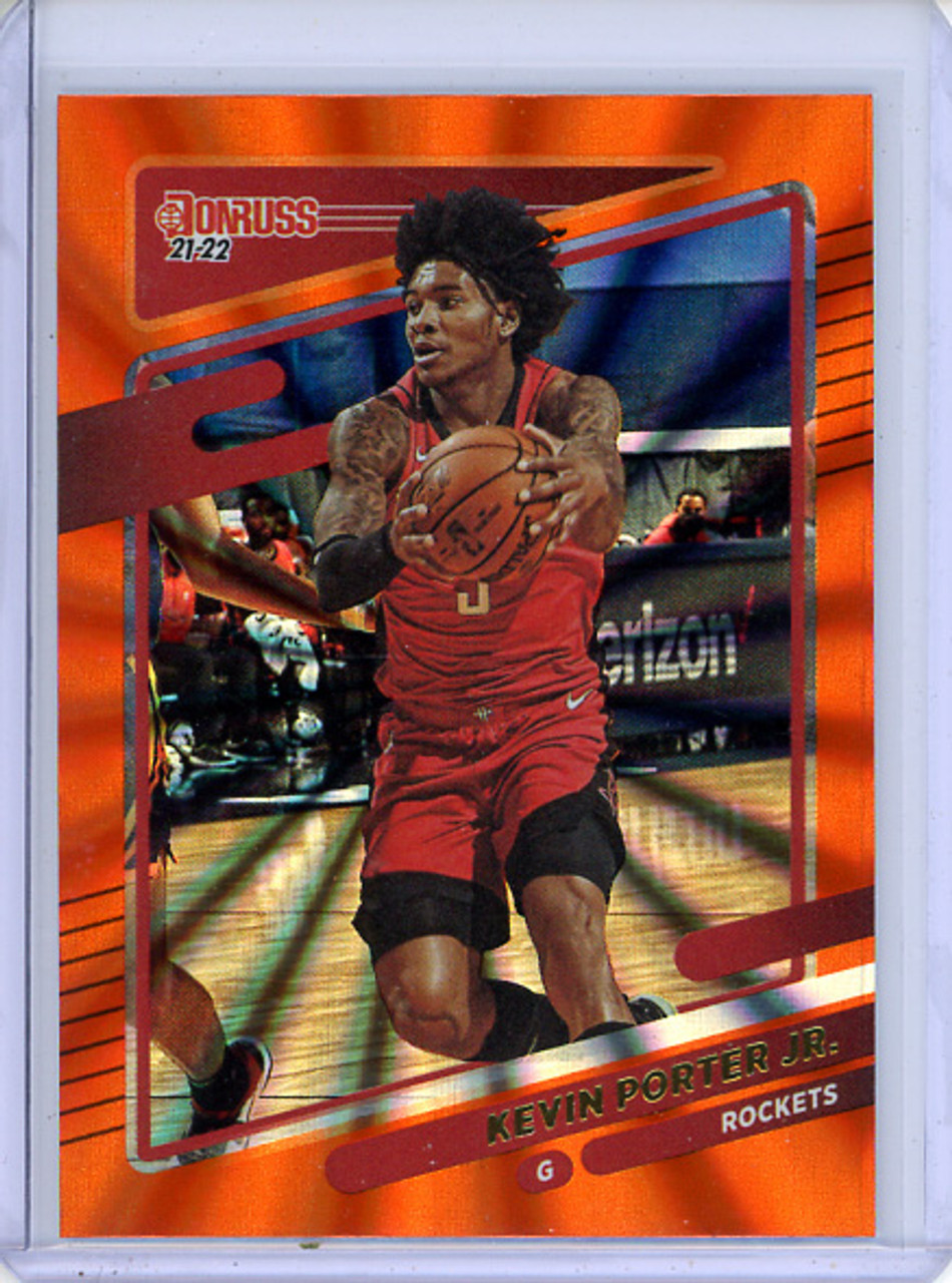 Kevin Porter Jr. 2021-22 Donruss #191 Holo Orange Laser