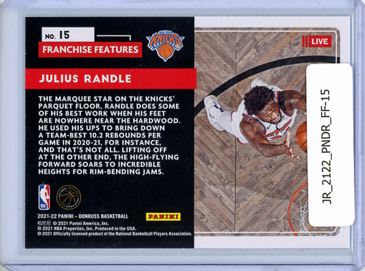 Julius Randle 2021-22 Donruss, Franchise Features #15