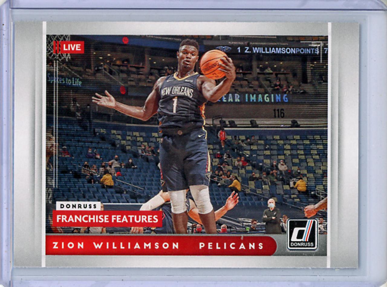 Zion Williamson 2021-22 Donruss, Franchise Features #22