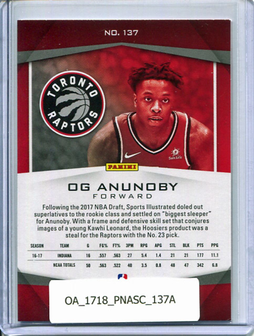 OG Anunoby 2017-18 Ascension #137A