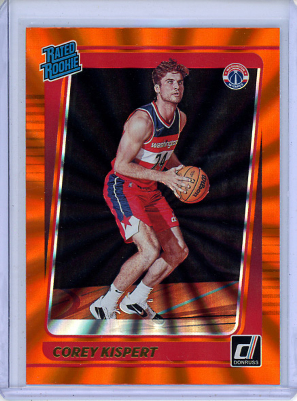 Corey Kispert 2021-22 Donruss #233 Holo Orange Laser