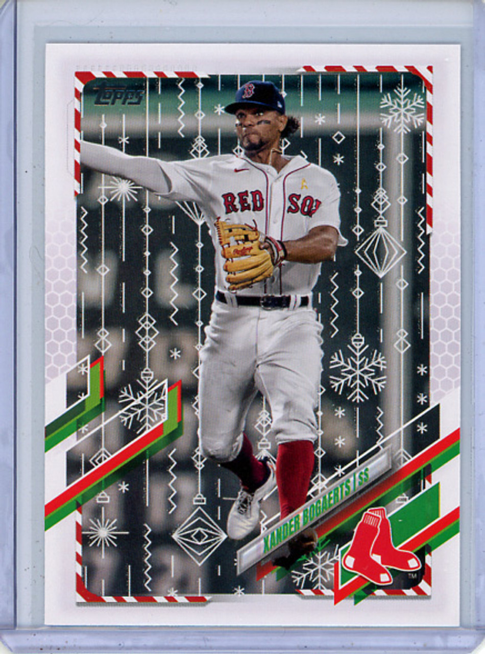 Xander Bogaerts 2021 Topps Holiday #HW36 Metallic