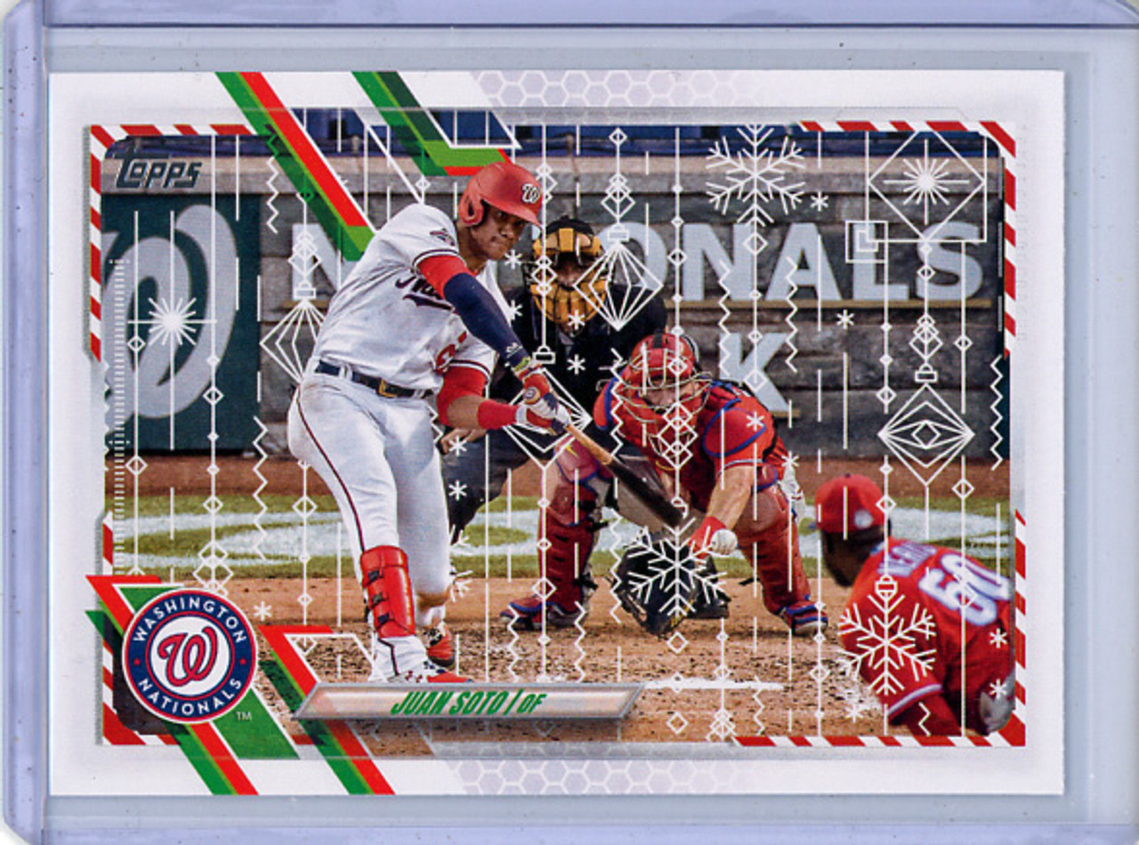 Juan Soto 2021 Topps Holiday #HW100