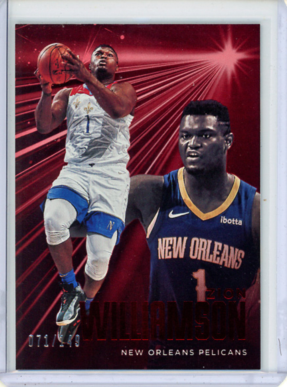 Zion Williamson 2020-21 Chronicles, Essentials #232 Red (#071/149)