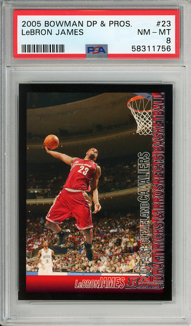 LeBron James 2005-06 Bowman #23 PSA 8 Near Mint-Mint (#58311756)