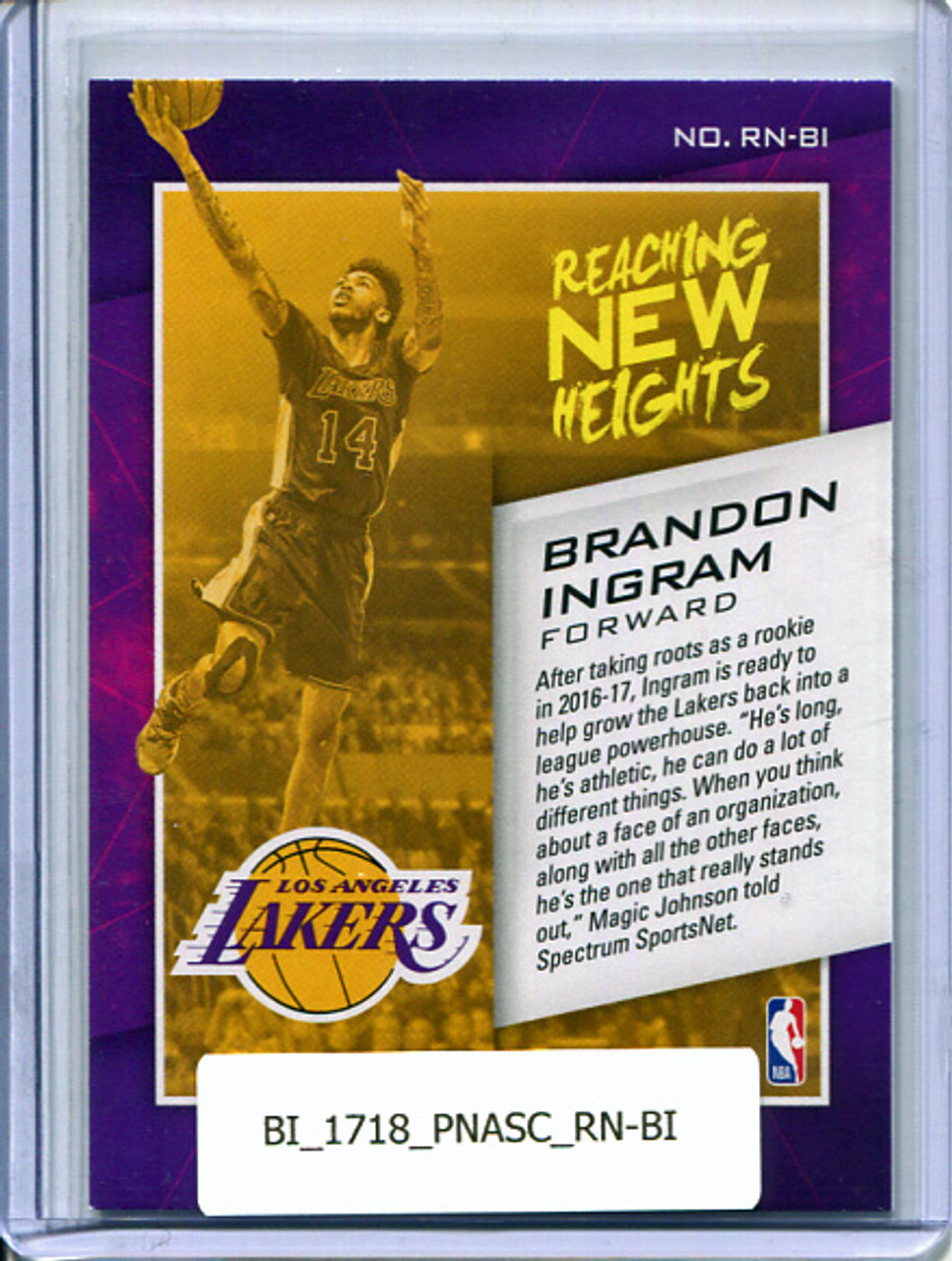 Brandon Ingram 2017-18 Ascension, Reaching New Heights #RN-BI