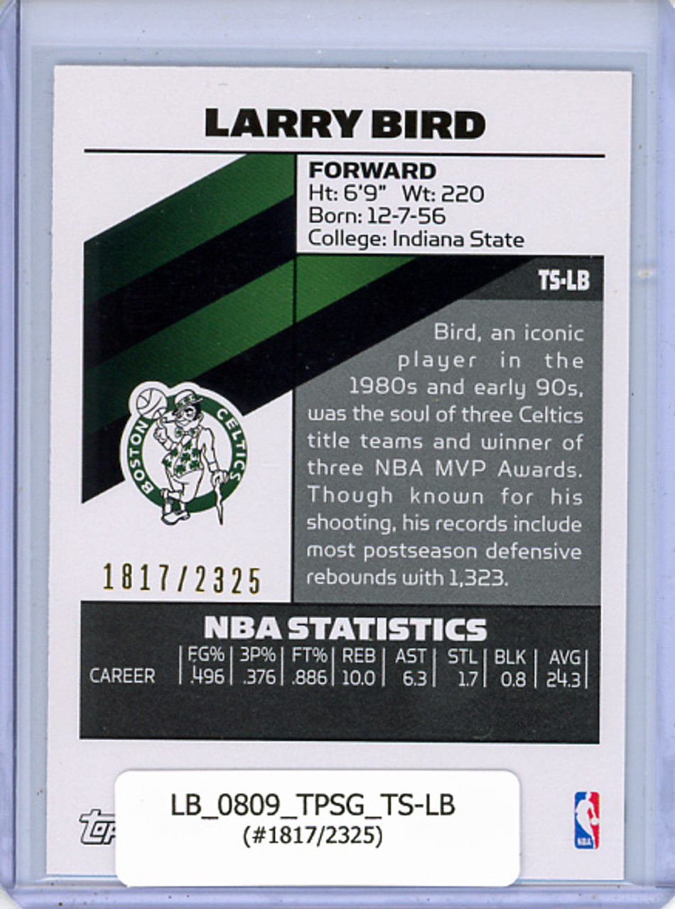 Larry Bird 2008-09 Topps Signature #TS-LB (#1817/2325)
