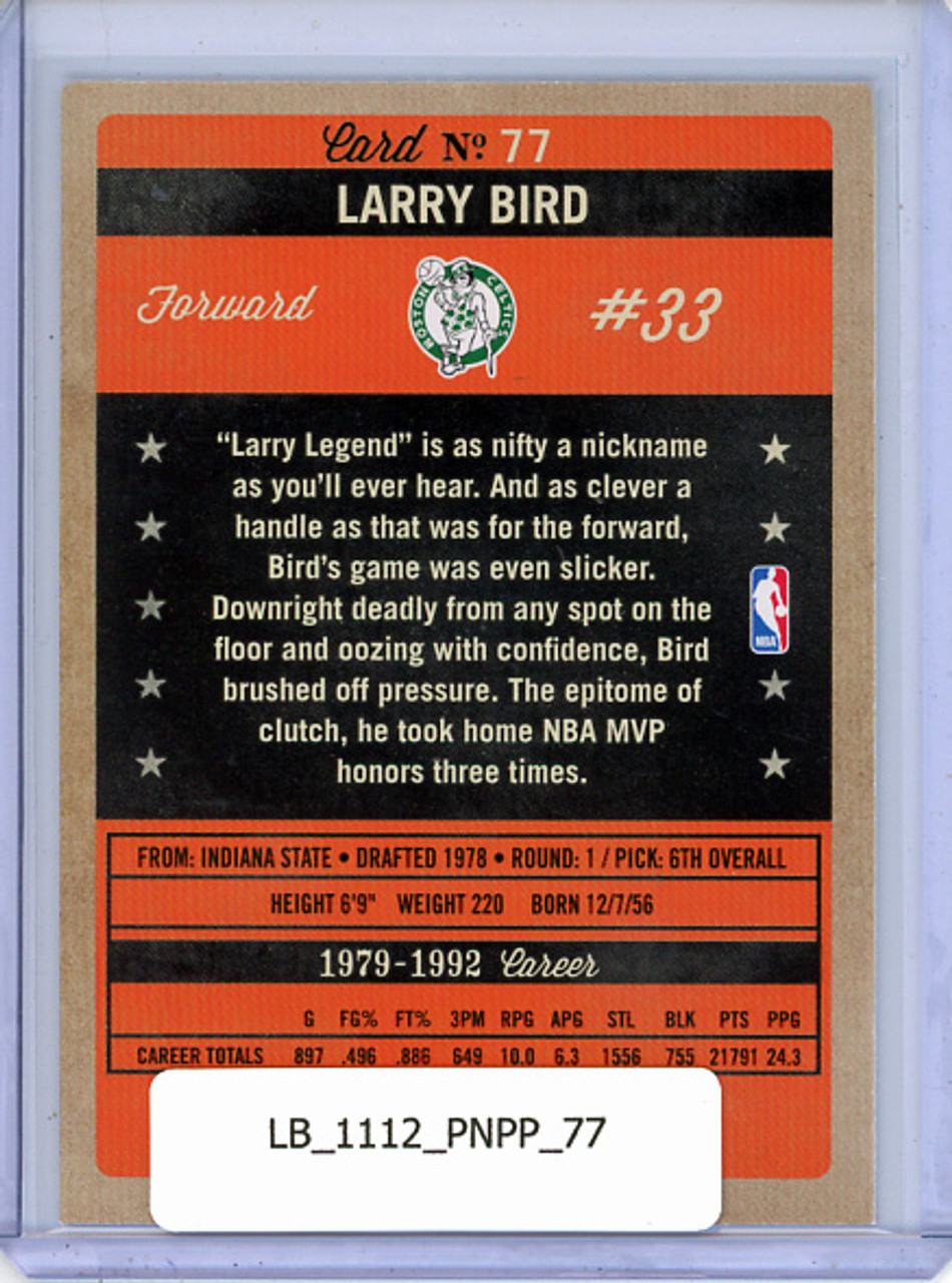 Larry Bird 2011-12 Past & Present #77