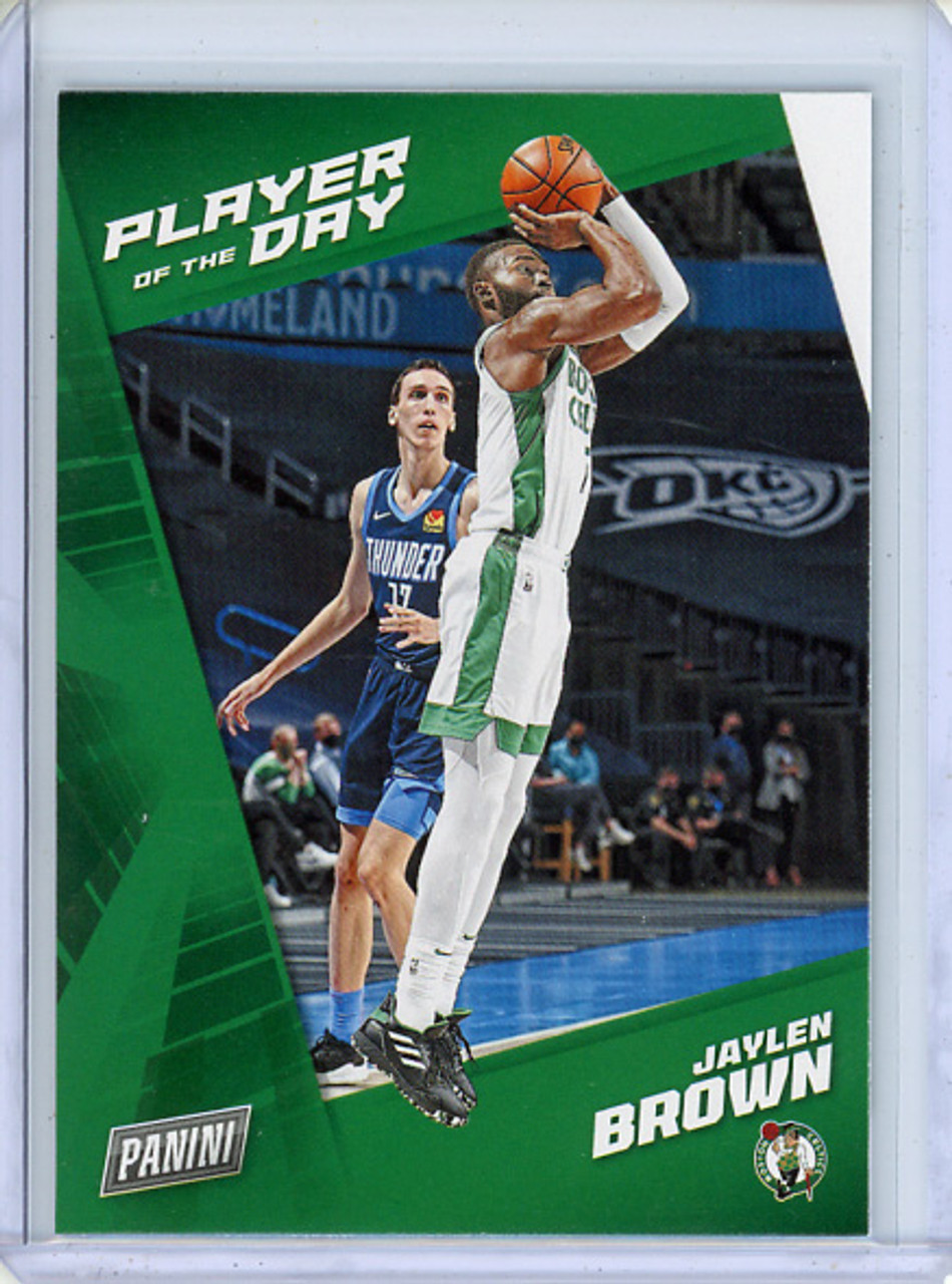 Jaylen Brown 2021-22 Panini Player of the Day #3