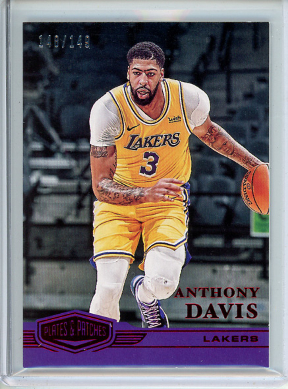 Anthony Davis 2020-21 Chronicles, Plates & Patches #304 Red (#148/149)