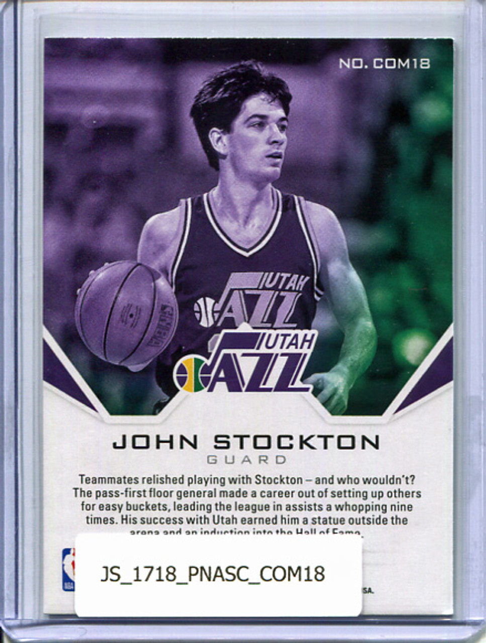 John Stockton 2017-18 Ascension, Composure #COM18