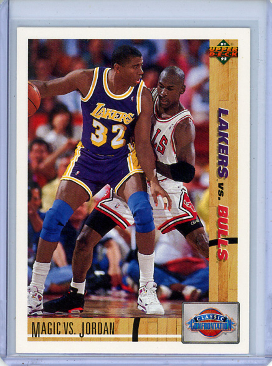 Michael Jordan, Magic Johnson 1991-92 #34 Classic Confrontation