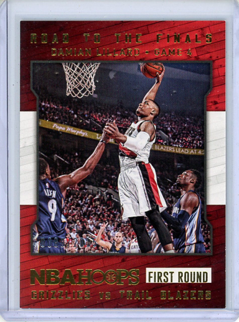 Damian Lillard 2015-16 Hoops, Road to the Finals #33 First Round (#0080/2015)