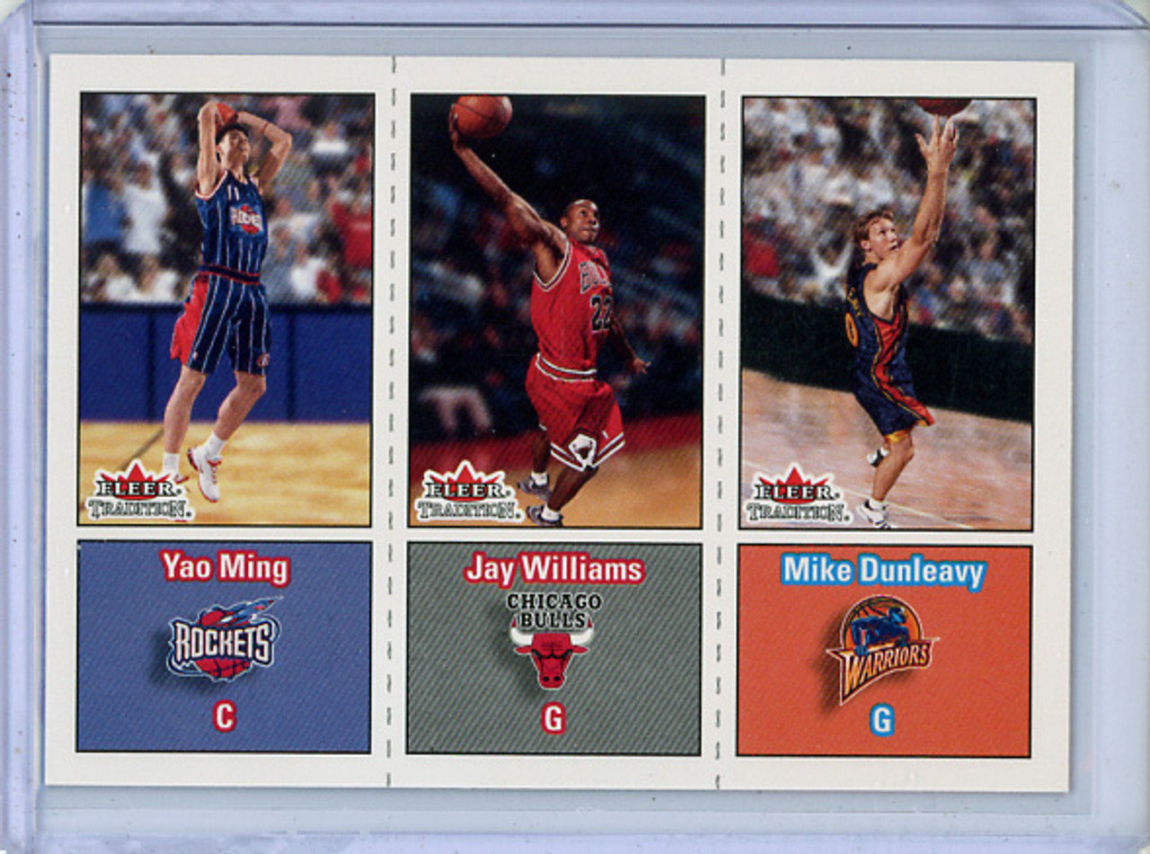 Yao Ming, Jay Williams, Mike Dunleavy 2002-03 Tradition #271