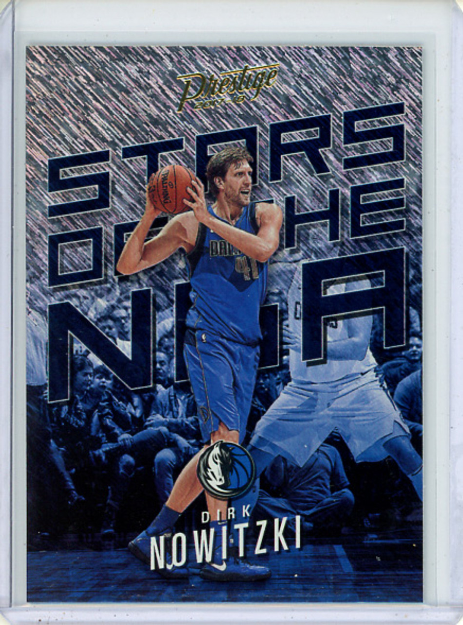 Dirk Nowitzki 2017-18 Prestige, Stars of the NBA #10 Rain