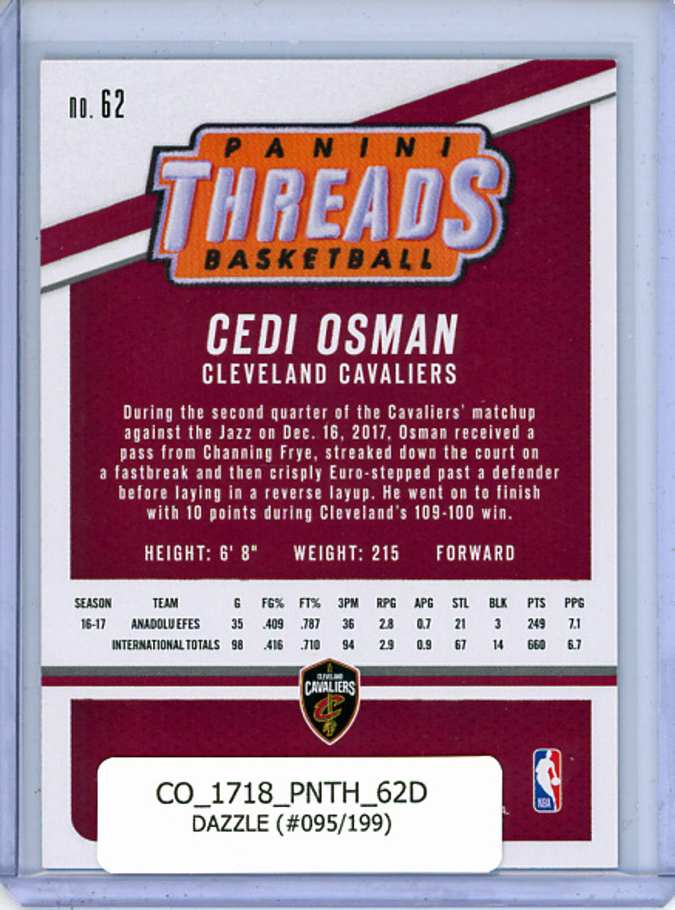 Cedi Osman 2017-18 Threads #62 Dazzle (#095/199)