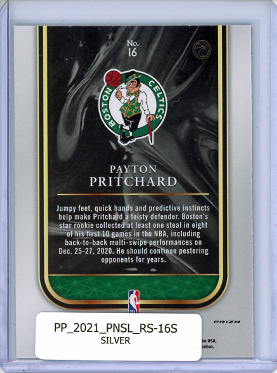 Payton Pritchard 2020-21 Select, Rookie Selections #16 Silver