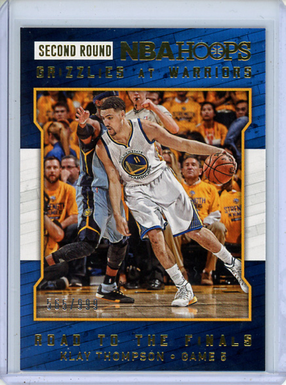 Klay Thompson 2015-16 Hoops, Road to the Finals #61 Second Round (#565/999)