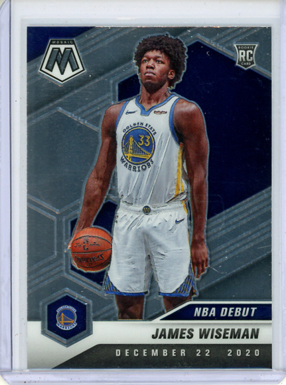 James Wiseman 2020-21 Mosaic #266 NBA Debut