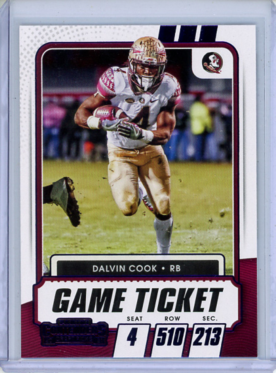 Dalvin Cook 2021 Contenders Draft Picks #49 Game Ticket Purple