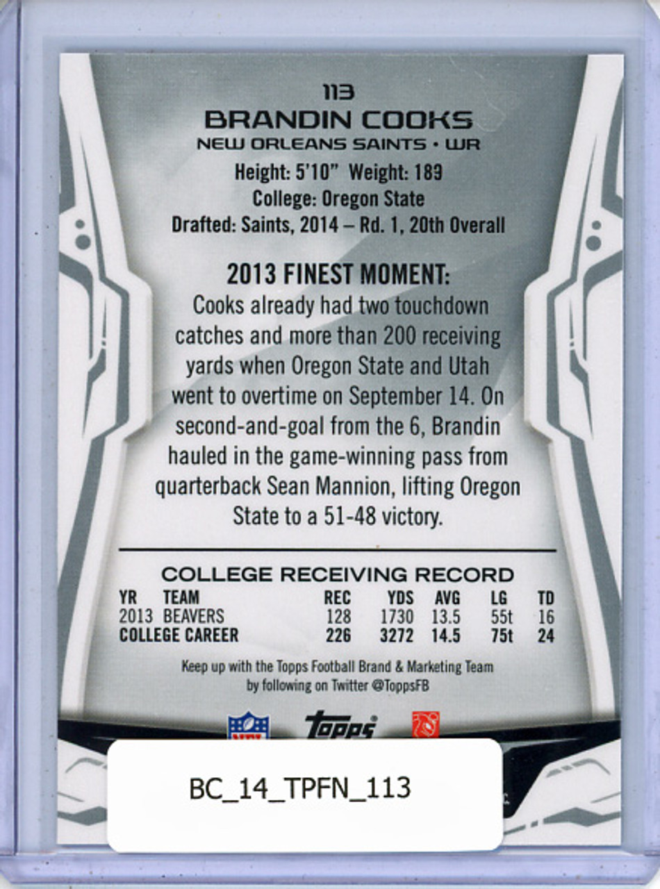 Brandin Cooks 2014 Finest #113