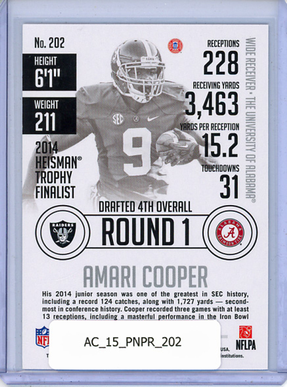 Amari Cooper 2015 Prestige #202