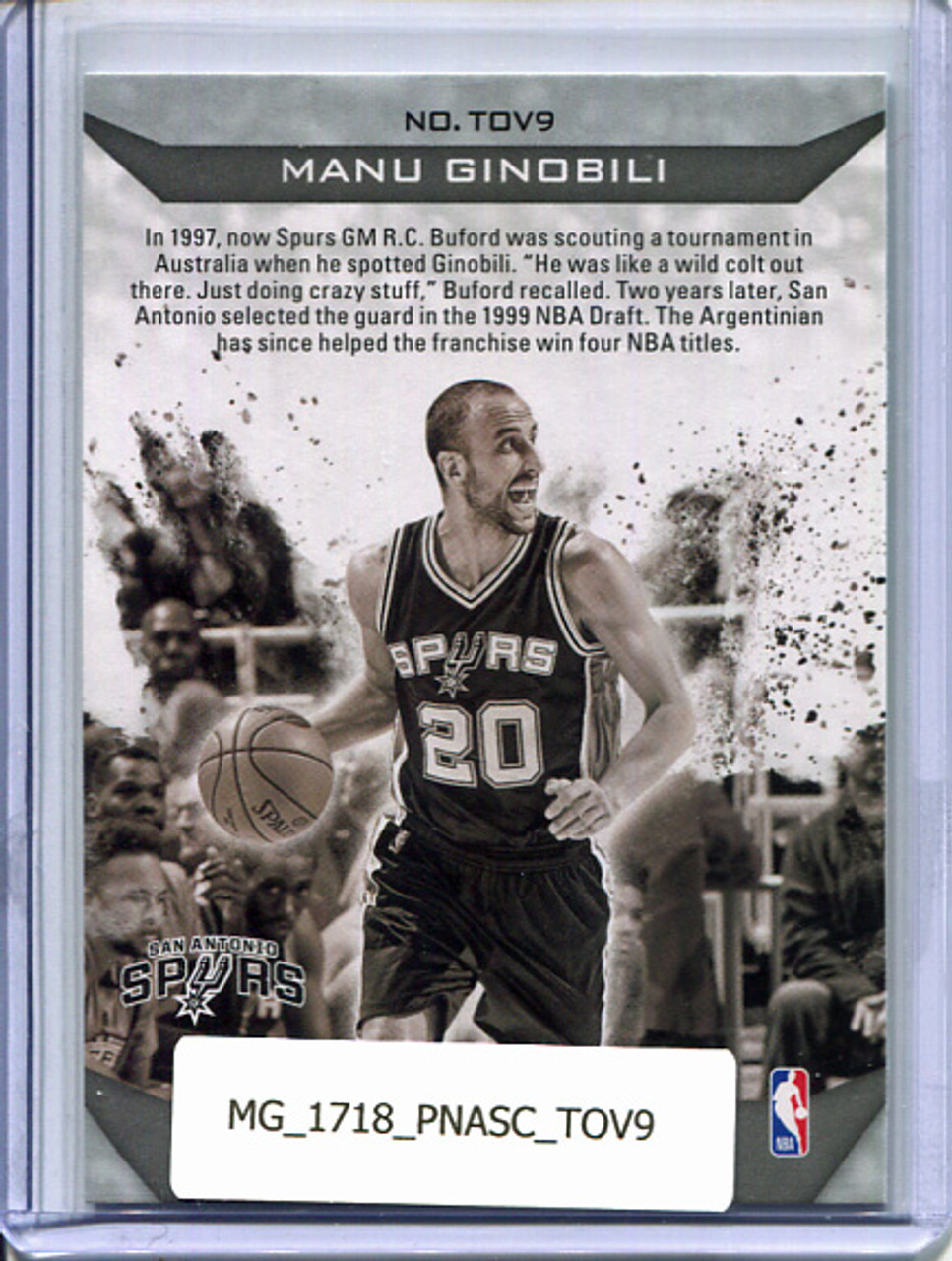 Manu Ginobili 2017-18 Ascension, The Thrill of Victory #TOV9