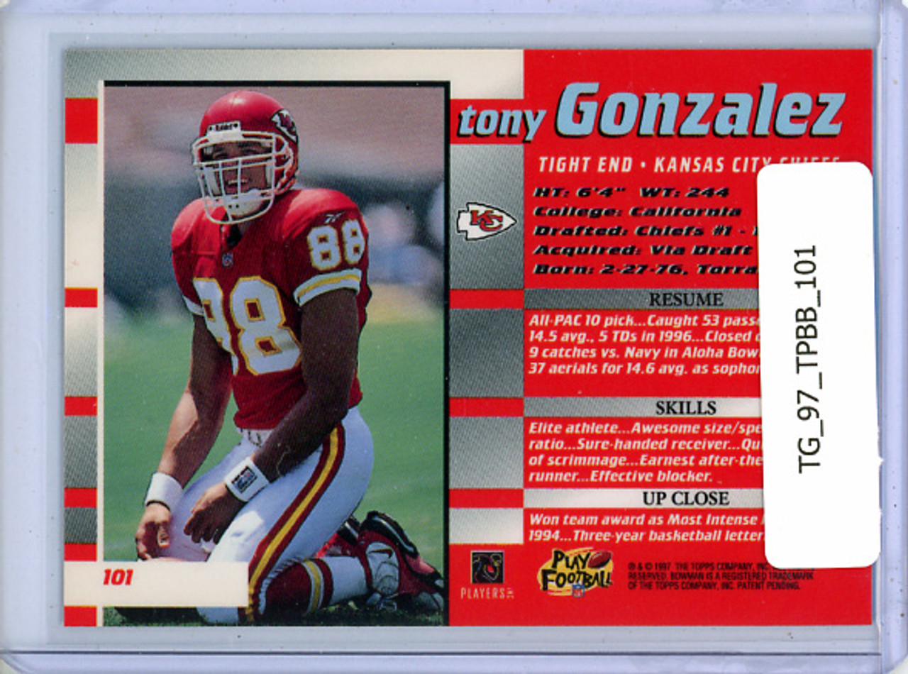 Tony Gonzalez 1997 Bowman's Best #101
