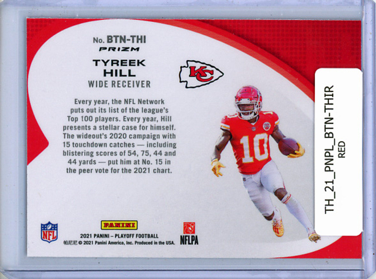 Tyreek Hill 2021 Playoff, Behind the Numbers #BTN-THI Red