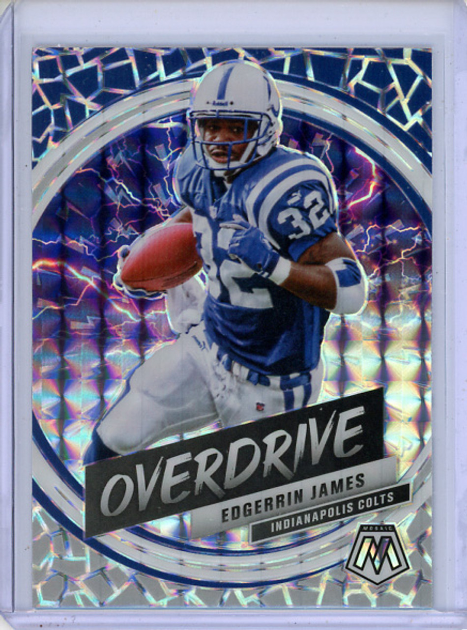 Edgerrin James 2020 Mosaic, Overdrive #O11