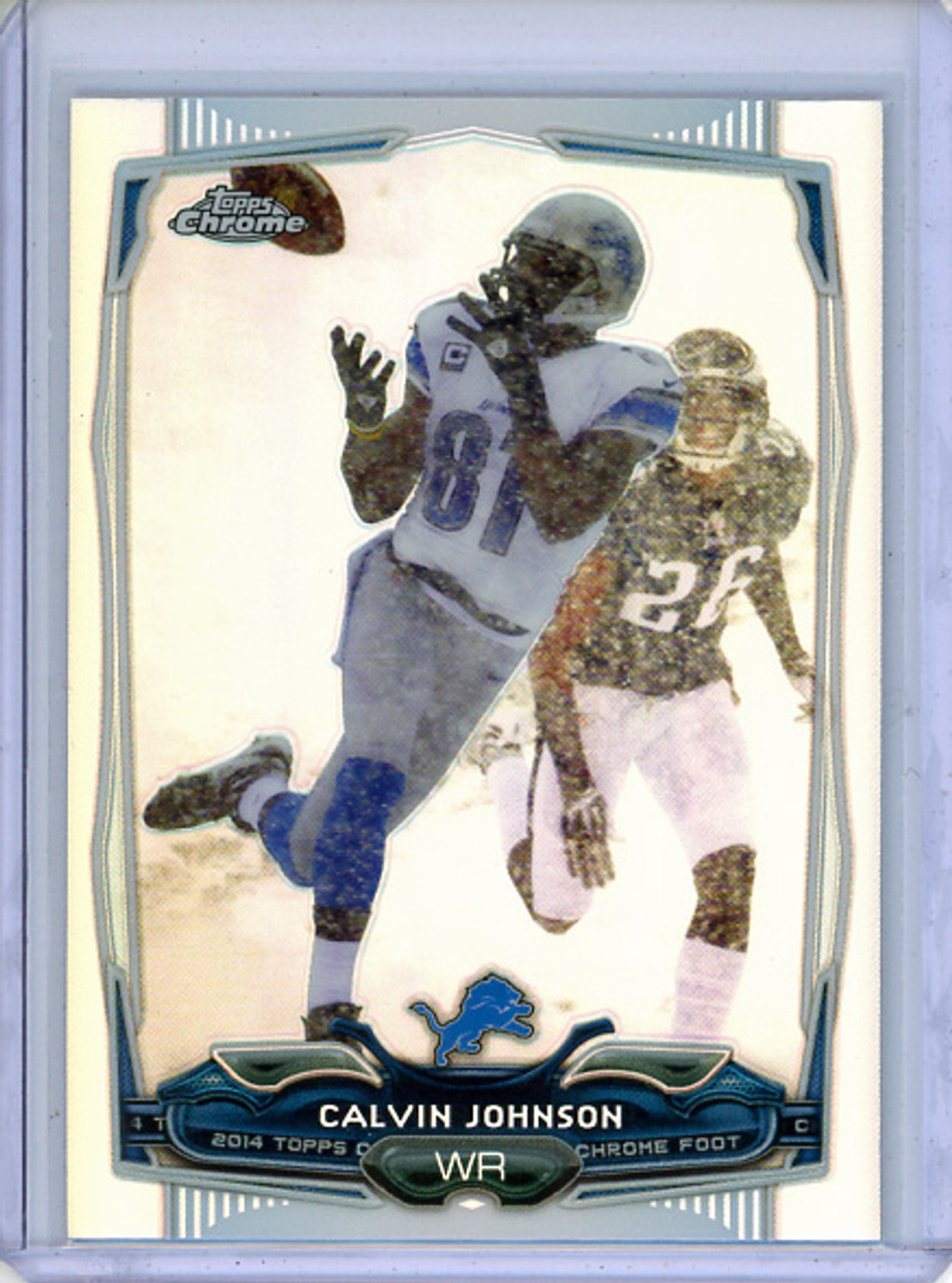 Calvin Johnson 2014 Topps Chrome #98 Refractors