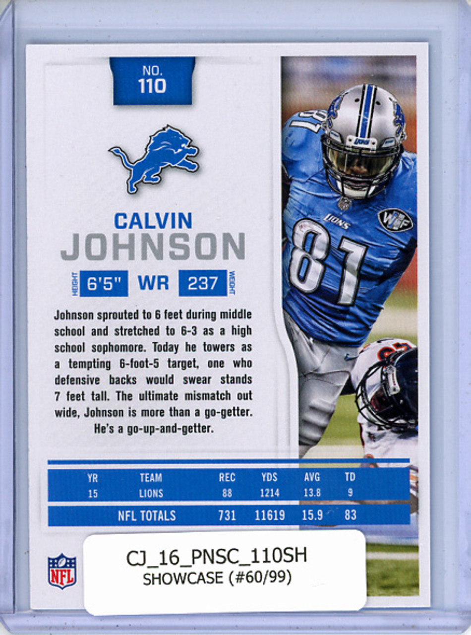 Calvin Johnson 2016 Score #110 Showcase (#60/99)