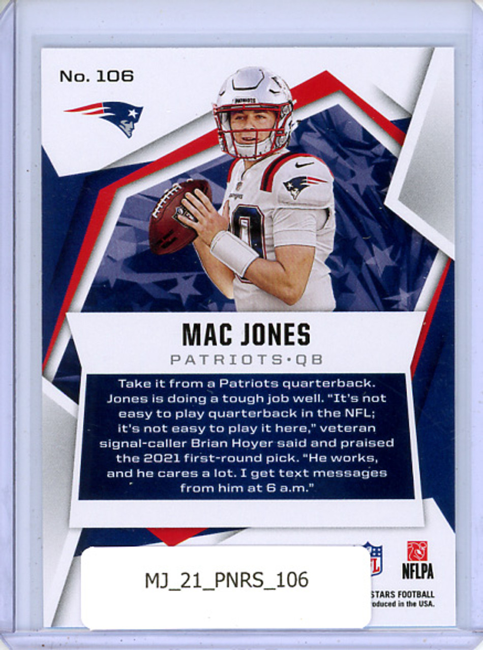 Mac Jones 2021 Rookies & Stars #106