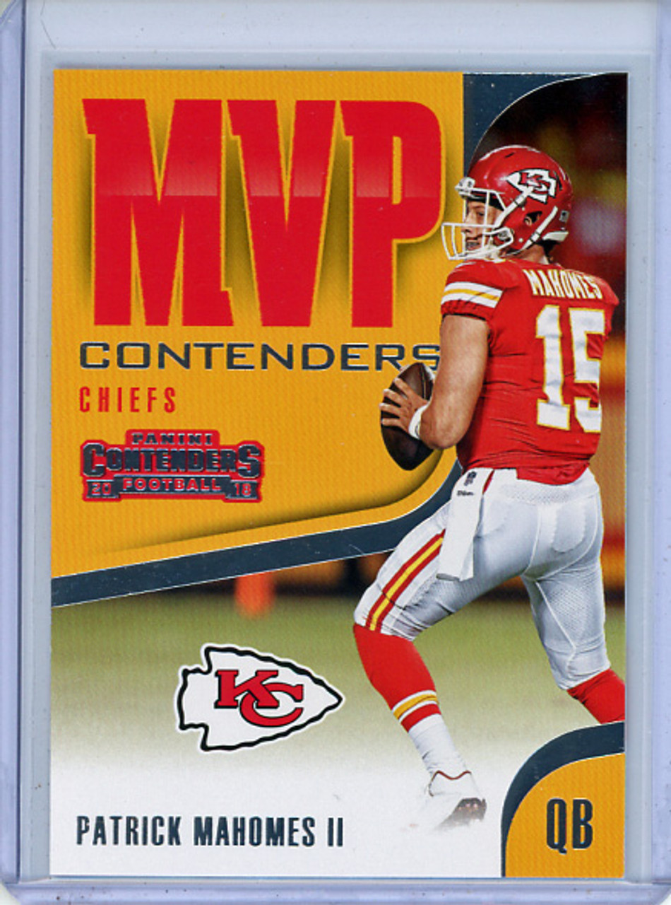 Patrick Mahomes II 2018 Contenders, MVP Contenders #MVP-19