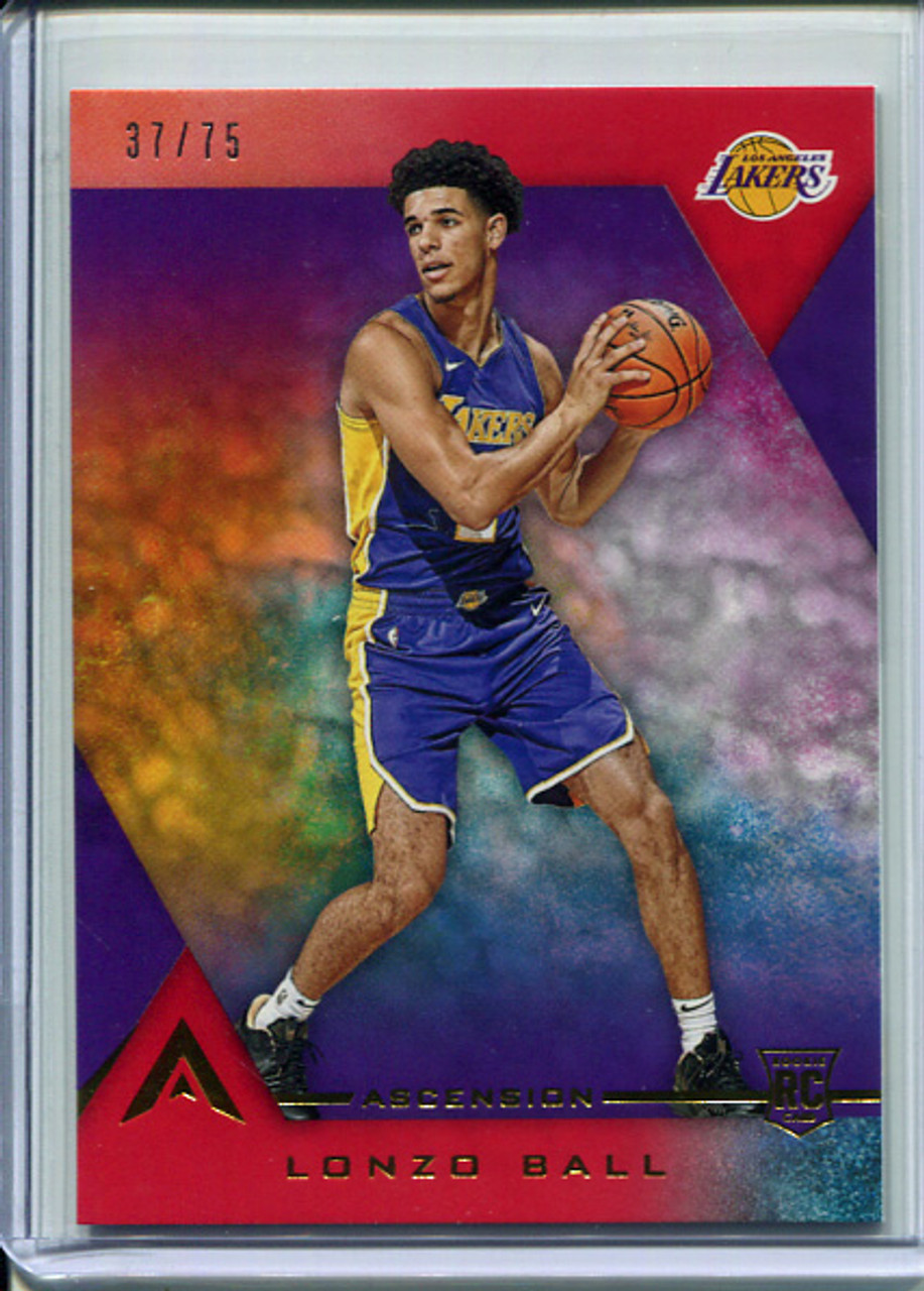 Lonzo Ball 2017-18 Ascension #140A Red (#37/75)