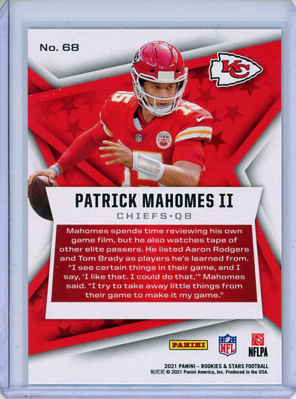 Patrick Mahomes II 2021 Rookies & Stars #68 Longevity (#60/80)