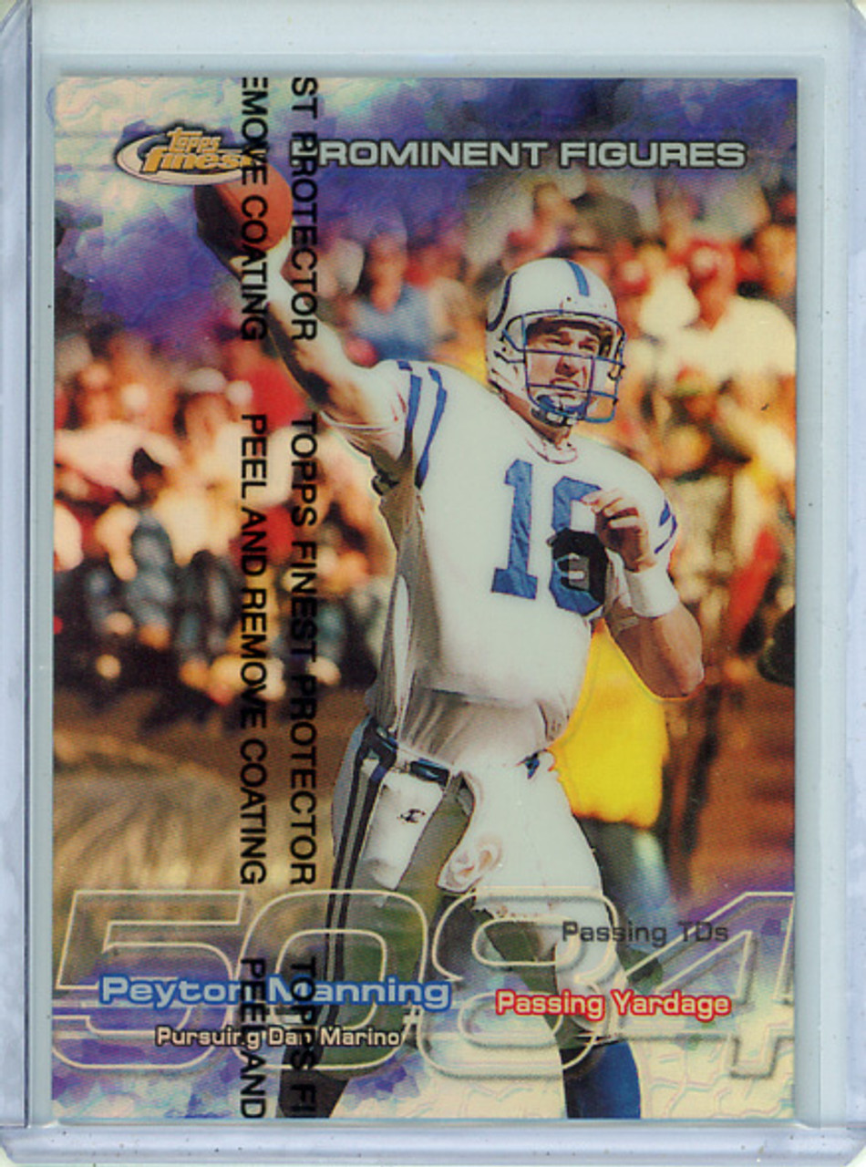 Peyton Manning 1999 Finest, Prominent Figures #PF6 (#2735/5084)
