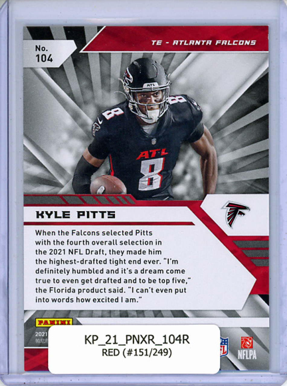 Kyle Pitts 2021 XR #104 Red (#151/249)