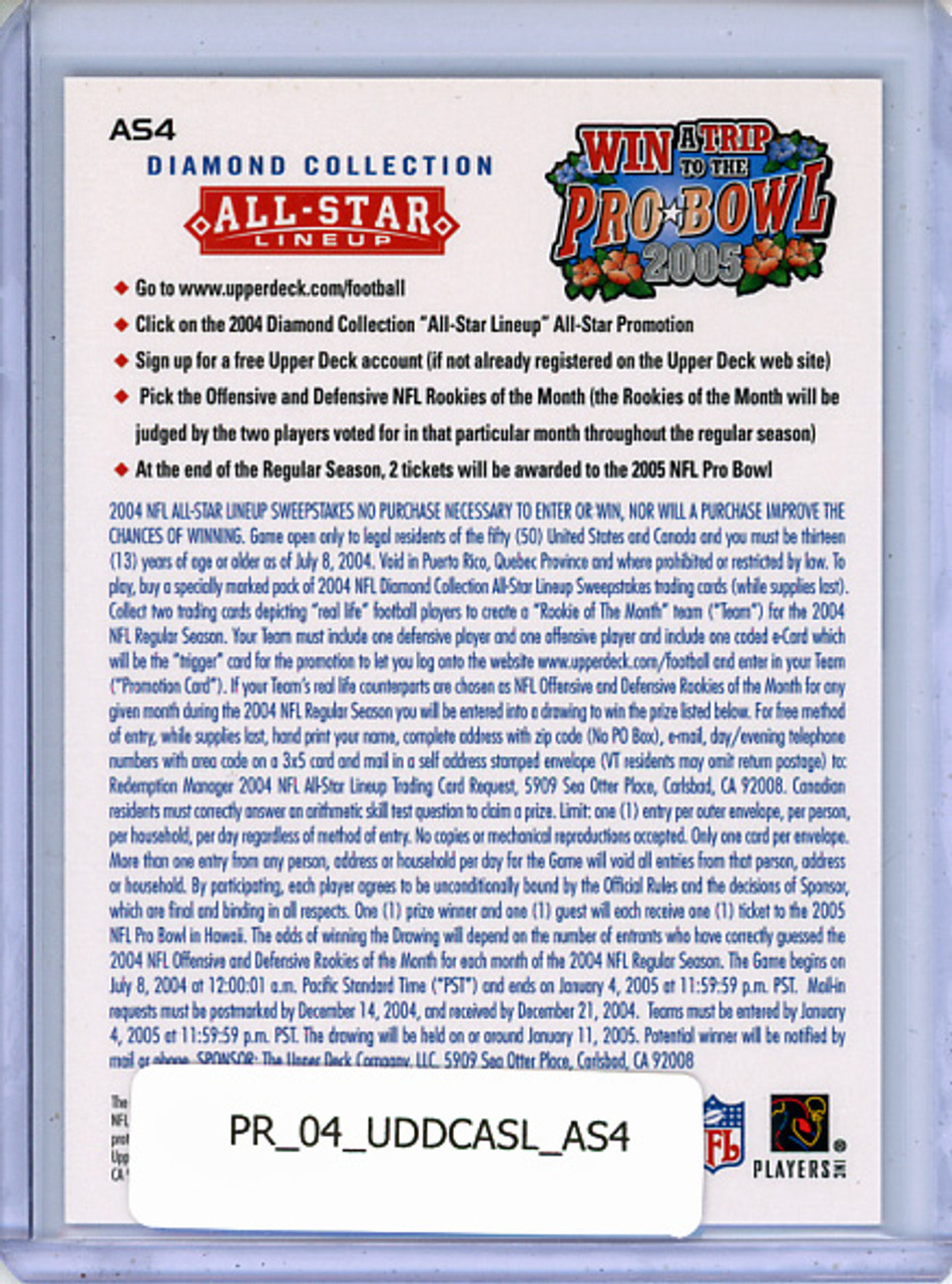 Philip Rivers 2004 Diamond Collection All-Star Lineup, All-Star Promo #AS4