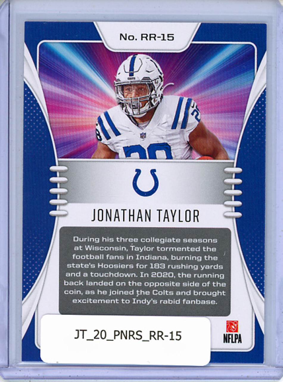 Jonathan Taylor 2020 Rookies & Stars, Rookie Rush #RR-15