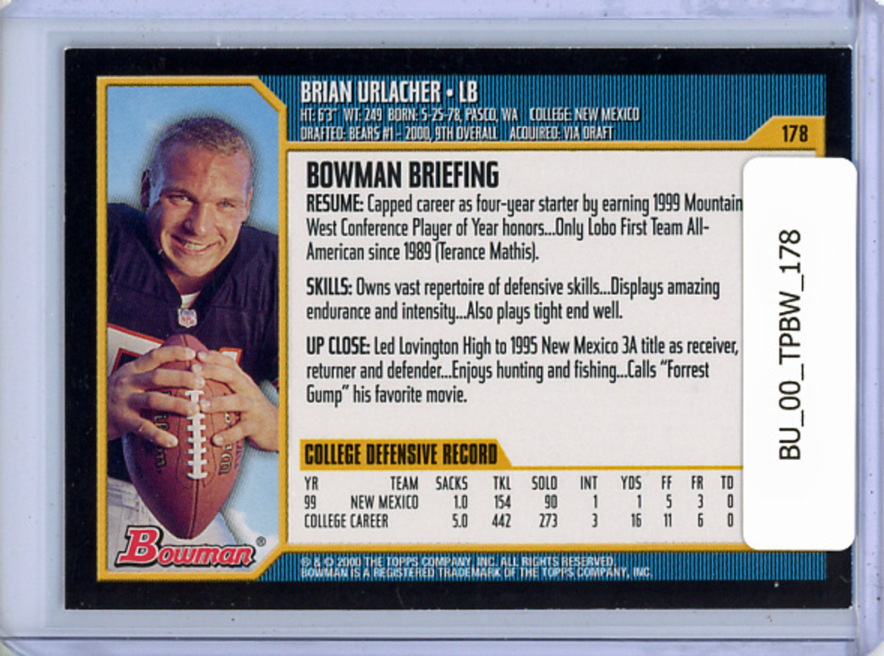 Brian Urlacher 2000 Bowman #178