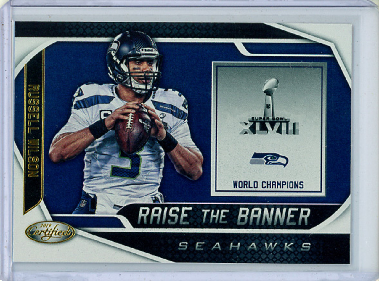 Russell Wilson 2019 Certified, Raise the Banner #RTB-RW