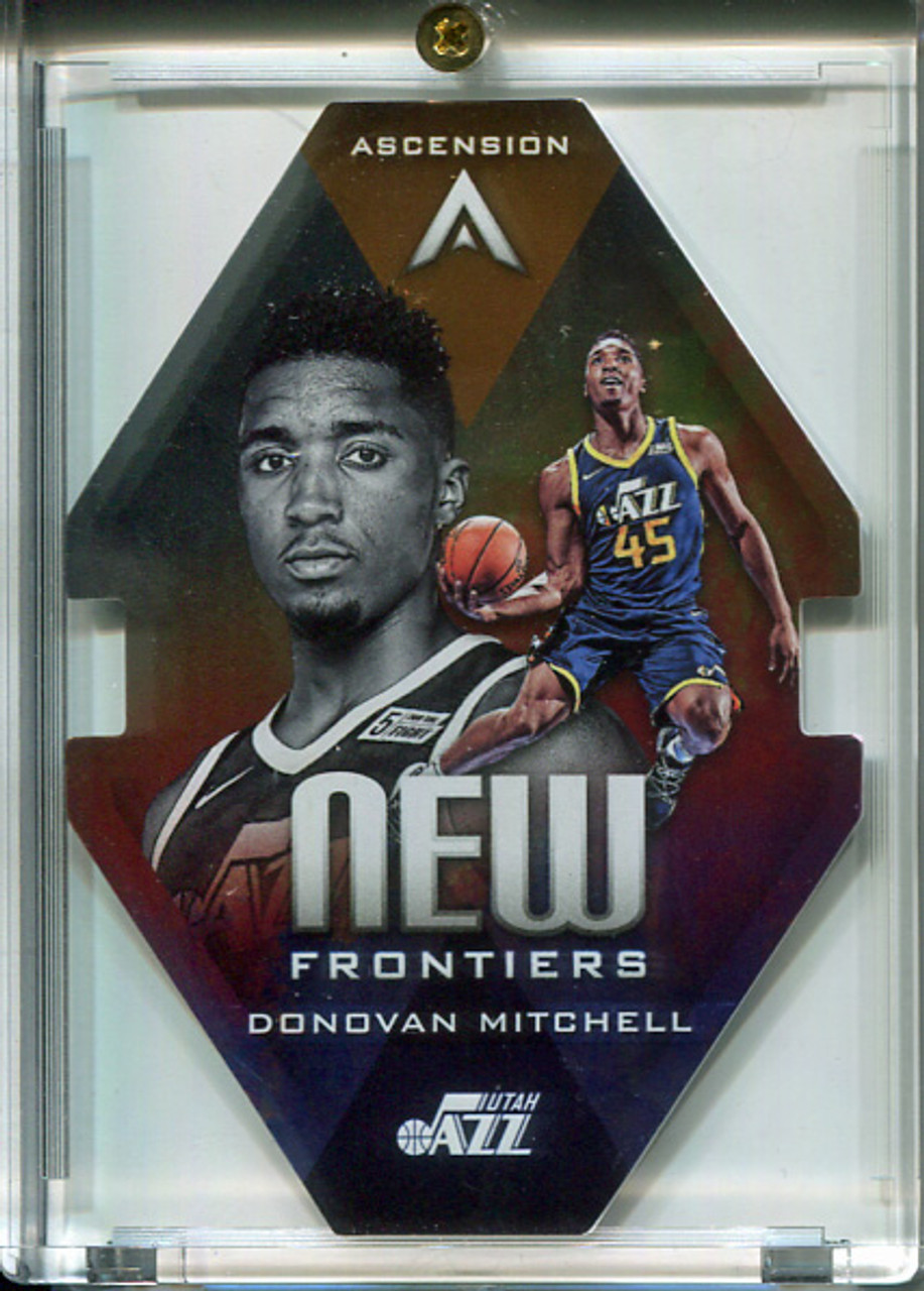 Donovan Mitchell 2017-18 Ascension, New Frontiers Die Cut #NF10