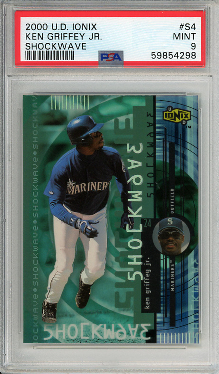 Ken Griffey Jr. 2000 Ionix, Shockwave #S4 PSA 9 Mint (#59854298)