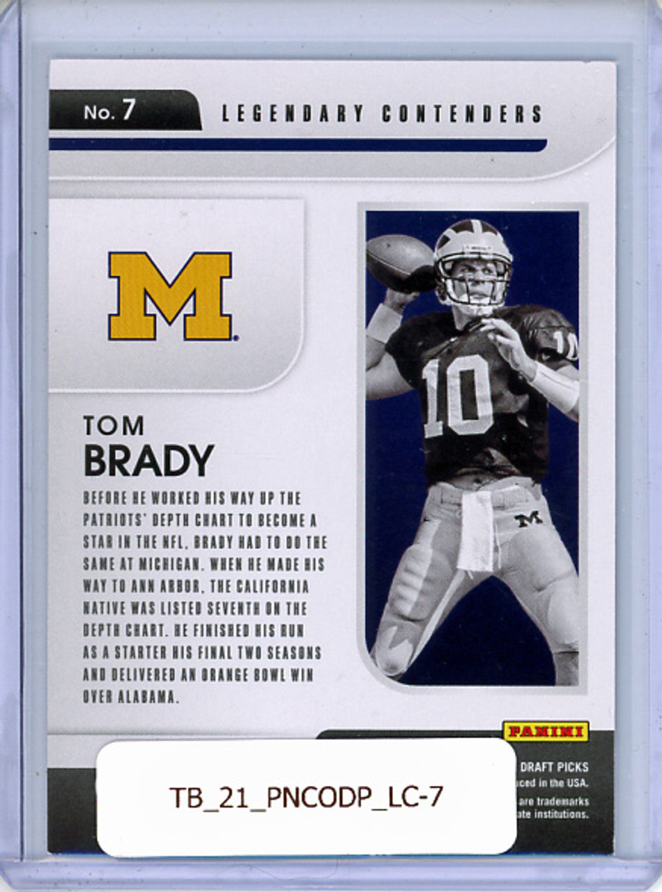 Tom Brady 2021 Contenders Draft Picks, Legendary Contenders #7