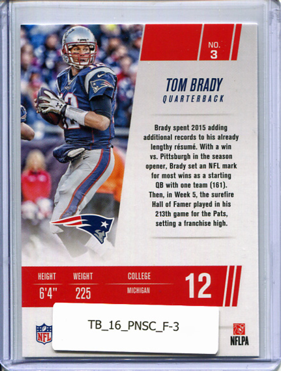Tom Brady 2016 Score, Franchise #3