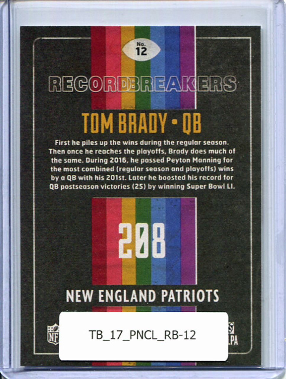 Tom Brady 2017 Classics, Record Breakers #12