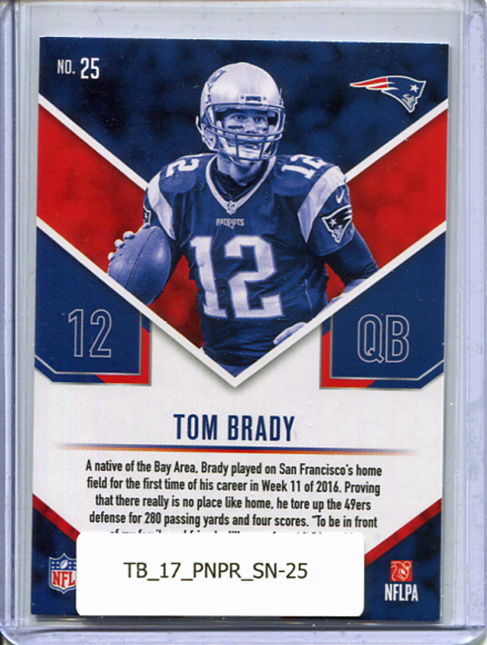 Tom Brady 2017 Prestige, Stars of the NFL #25
