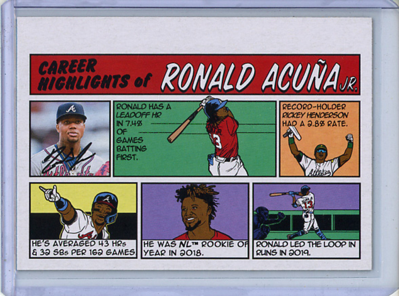 Ronald Acuna Jr. 2022 Heritage, 1973 Topps Comics #73TC-12