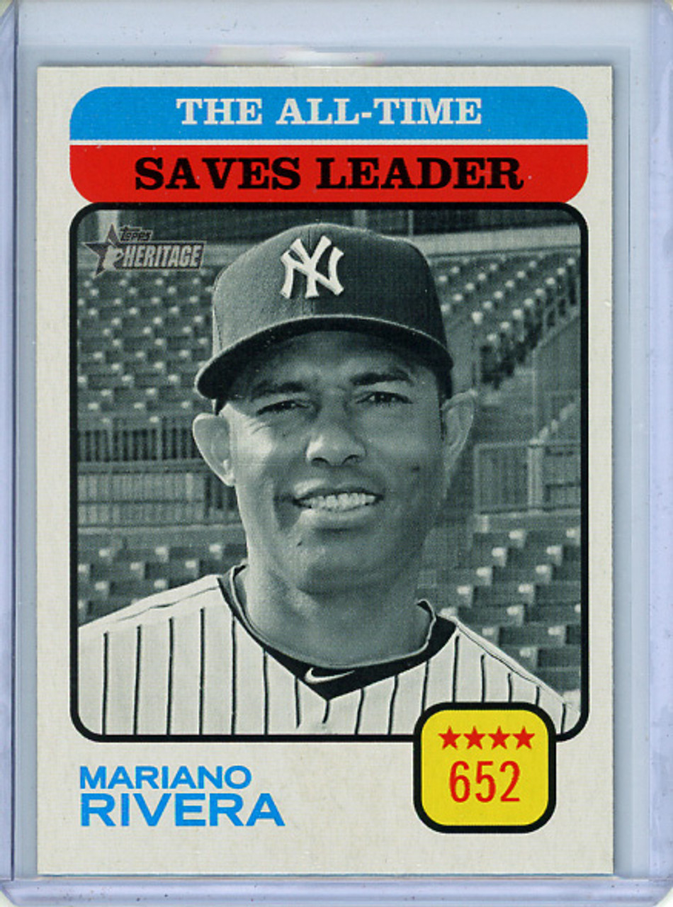 Mariano Rivera 2022 Heritage #474 All-Time Saves Leader